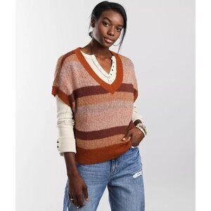 Free People Through The Motions Sorority Vest NEW WITH TAG